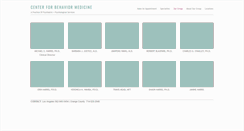 Desktop Screenshot of cbehaviormedicine.com